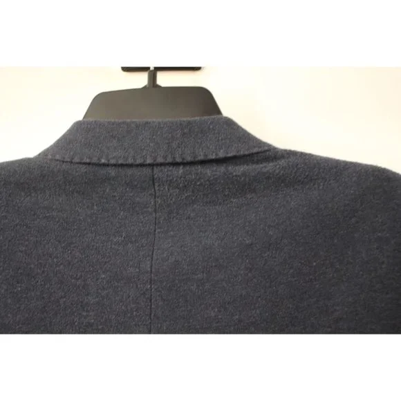 Versace Collection Sport Coat Mens 54/44 Single Breasted Blue Two Button cotton